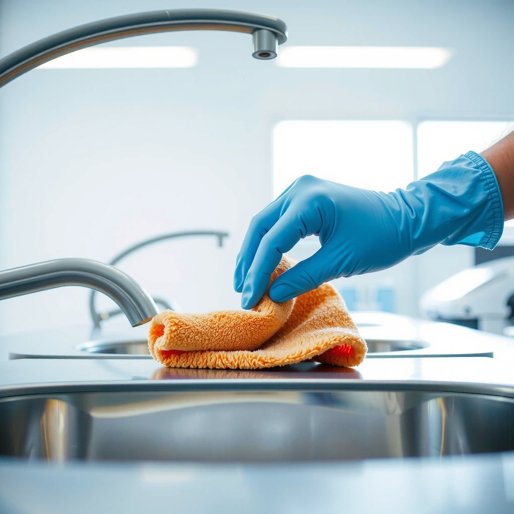 Meticulous cleaning detail